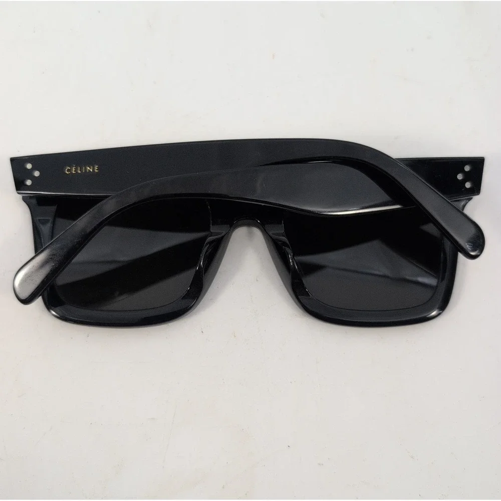 Celine Sunglasses Women OS CL 41411/F/S Black Square Oversized Designer Cateye - Picture 9 of 9